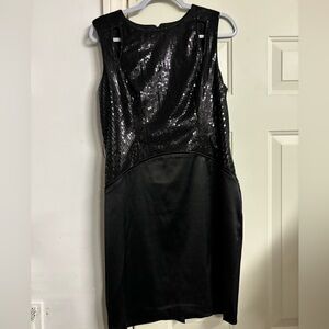 Vince Camuto Sequin Detailed Cocktail Dress
